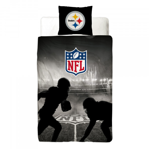 NFL American Football Bettwäsche Pittsburgh Steelers Linon / Renforcé