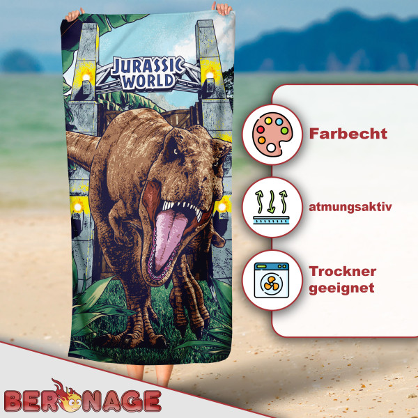 Jurassic World Badetuch T-Rex 60x120 cm