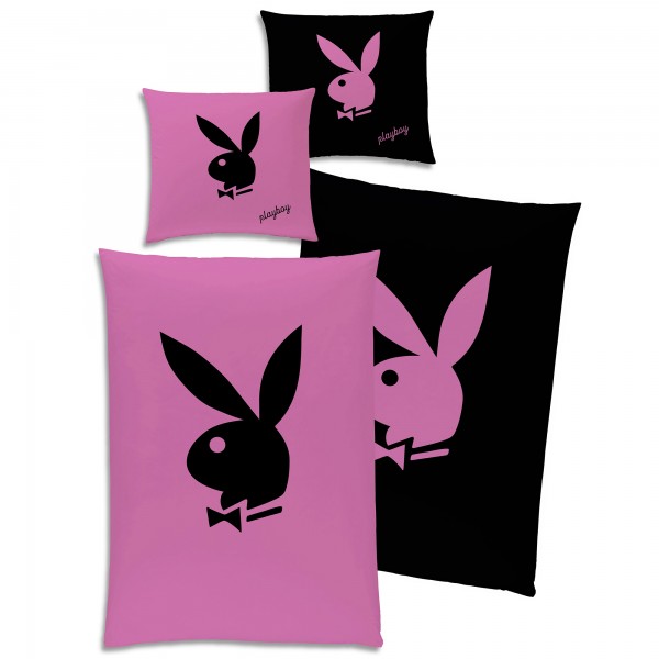Playboy Bunny Bettwäsche Linon / Renforcé