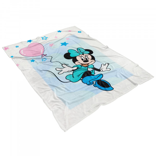 Minnie Mouse Decke Blau 130x170 cm