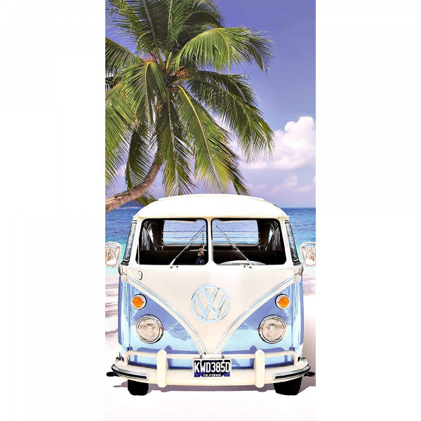 VW Volkswagen Bulli T1 048 Badetuch 75x150 cm