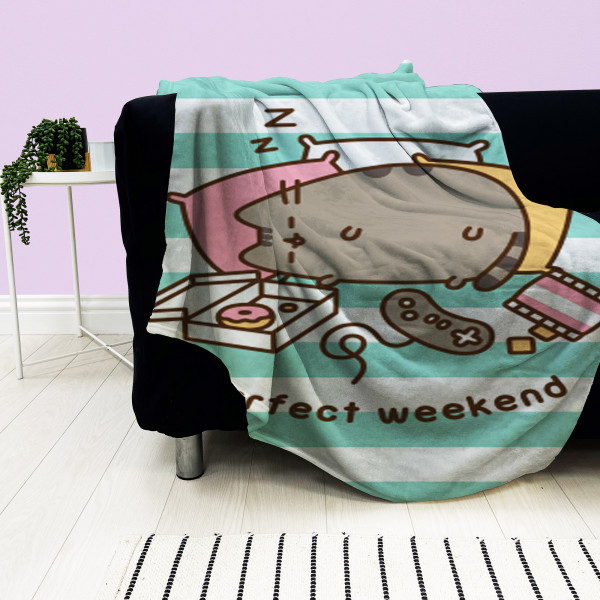 Pusheen Decke Purrfect Weekend 160x200 cm