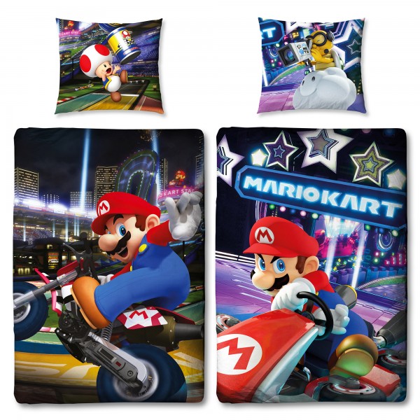 Super Mario Kart Bettwäsche Linon / Renforcé
