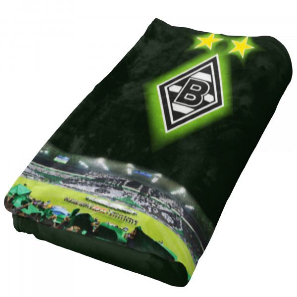 Borussia Mönchengladbach Decke Borussia Park 150x200 cm Kuscheldecke Wohndecke