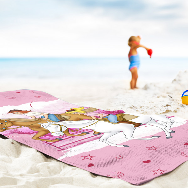 Bibi und Tina Badetuch Freunde 75x150