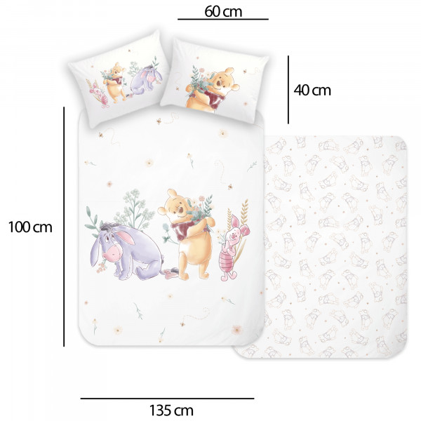 Winnie The Pooh Baby / Kleinkind Bettwäsche Pu der Bär