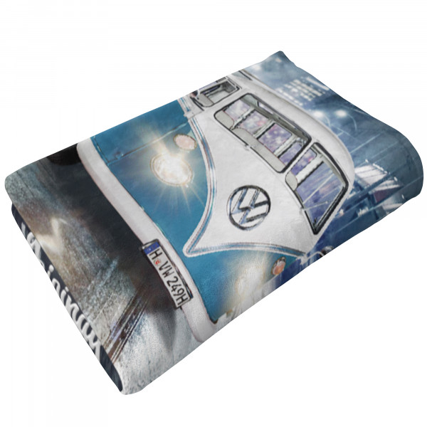 VW Volkswagen Bulli T1 blau 087 Badetuch 75x150 cm