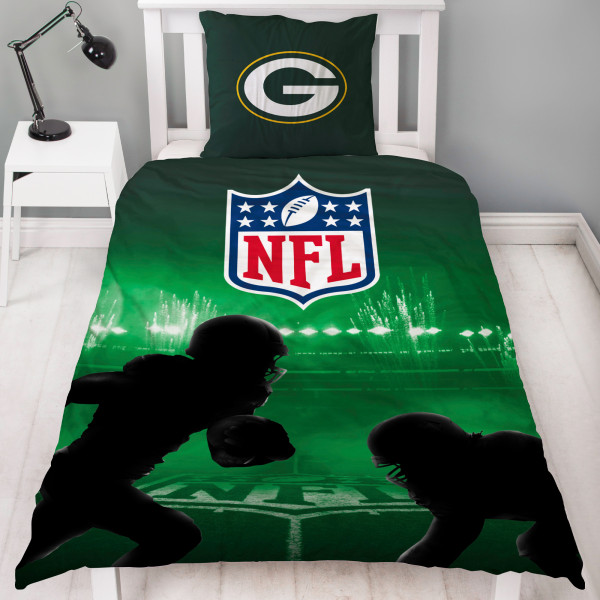 NFL American Football Bettwäsche Green Bay Packers Linon / Renforcé