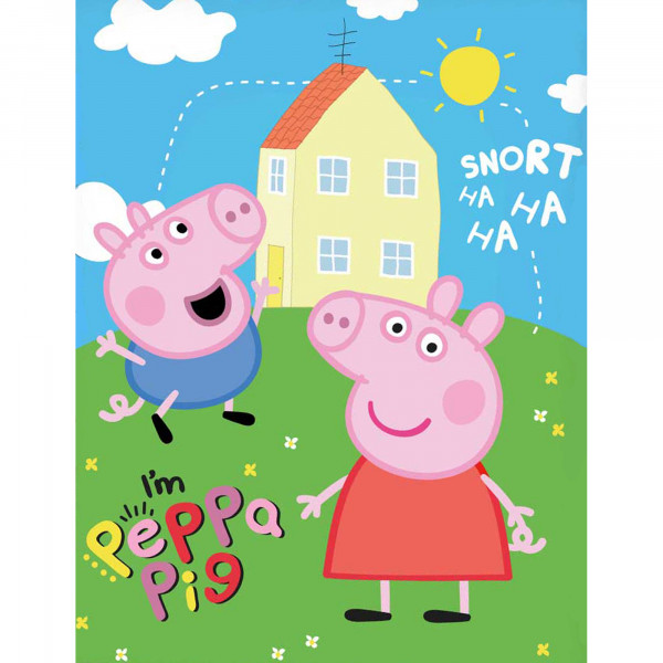 Peppa Wutz Pig Decke I'm Peppa 150x200