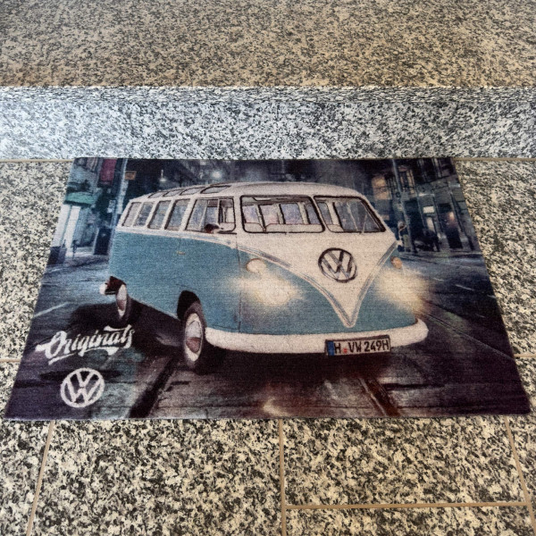 VW Volkswagen Fußmatte Bulli Originals 50x70 cm Vintage Fußabstreifer