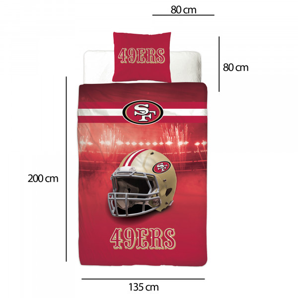 NFL American Football Bettwäsche San Francisco 49ers Linon / Renforcé