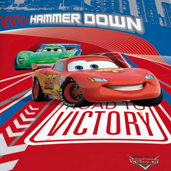 Disney Cars Double Cross Rot Bettwäsche Linon / Renforcé Bettbezug