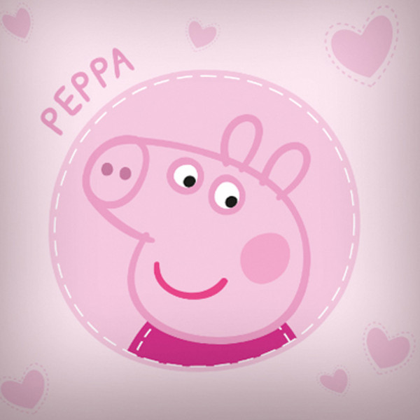 Peppa Wutz Pig Baby / Kleinkind Bettwäsche Herz Linon / Renforcé