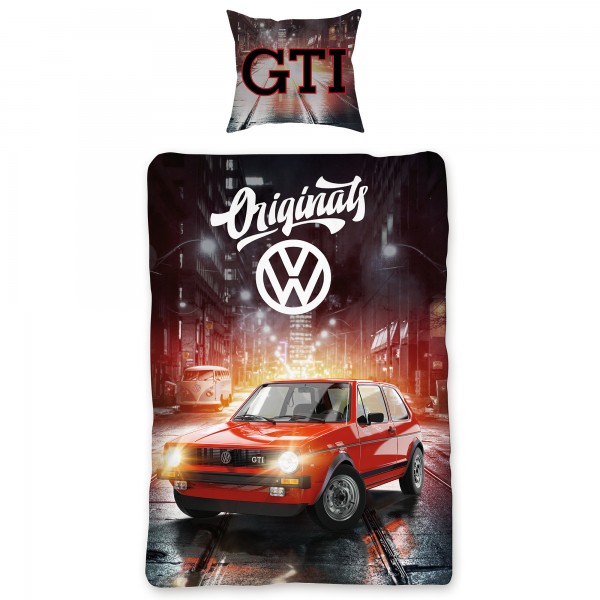 VW Volkswagen Golf GTI 088 Bettwäsche Linon / Renforcé