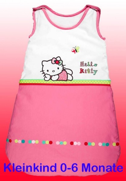 BABY SCHLAFSACK 0-6 MONATE HELLO KITTY EMMA NEUHEIT/OVP z. BETTWÄSCHE KLEINKIND