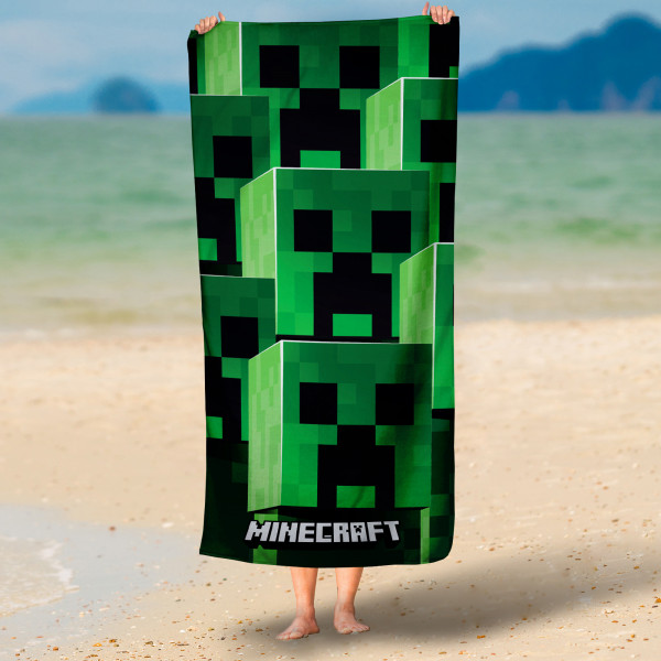Minecraft Badetuch Creeper Tower 75x150 cm