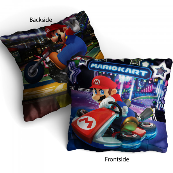 Super Mario Kart Kissen 40x40 cm