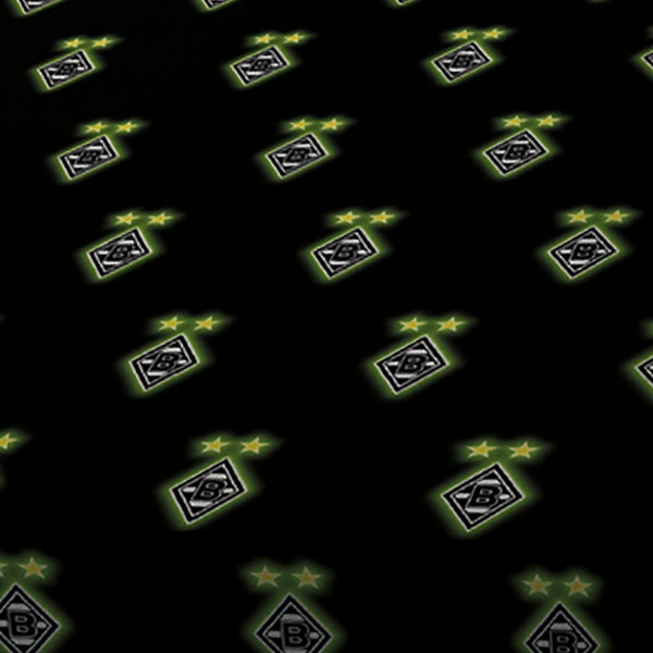 Borussia Mönchengladbach Spannbettlaken Schwarz 90/100 x 190/200 cm