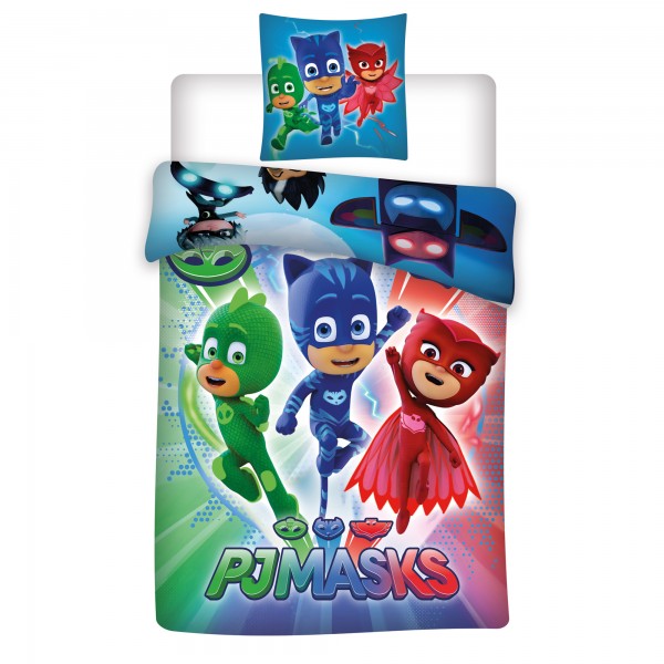 PJ Masks Night Bettwäsche Biber / Flanell Kinder Helden Bettbezug