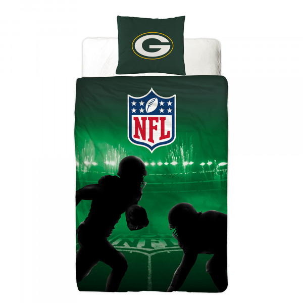 NFL American Football Bettwäsche Green Bay Packers Linon / Renforcé