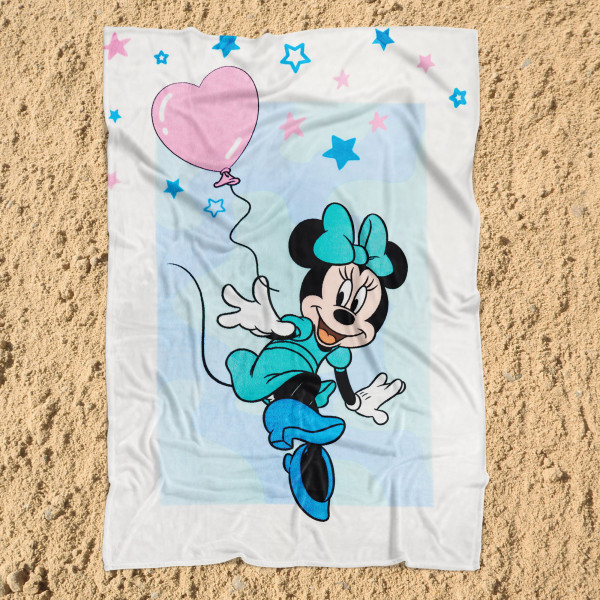 Minnie Mouse Decke Blau 130x170 cm