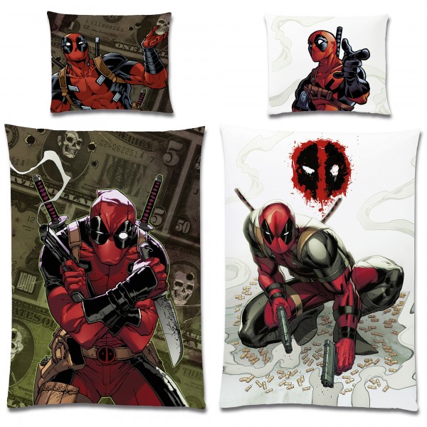 Marvel Deadpool Bettwäsche Linon / Renforcé