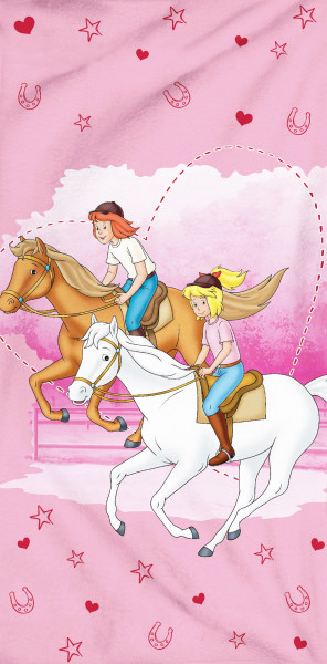 Bibi und Tina Badetuch Freunde 75x150
