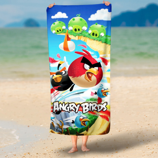 Angry Birds Badetuch Cliffhanger 75x150 cm