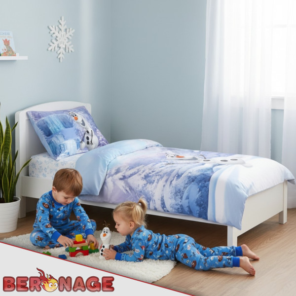 Frozen Die Eiskönigin Olaf Der Schneemann Bettwäsche Biber / Flanell