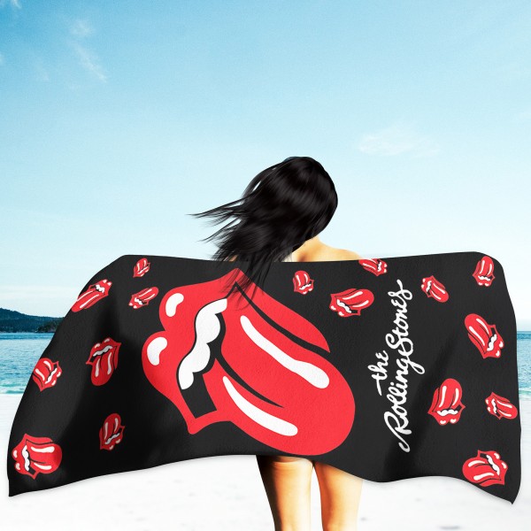 The Rolling Stones Hard-Rock-Badetuch 70x140