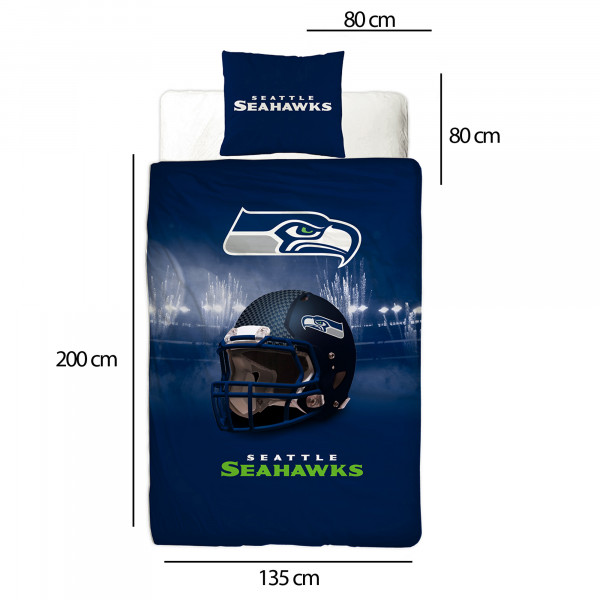 NFL American Football Bettwäsche Seattle Seahawks Linon / Renforcé