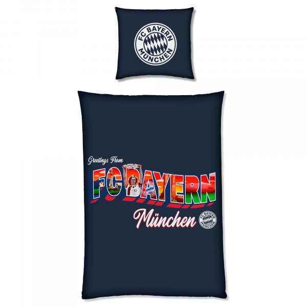 FC Bayern München Bettwäsche Greetings from Bavaria
