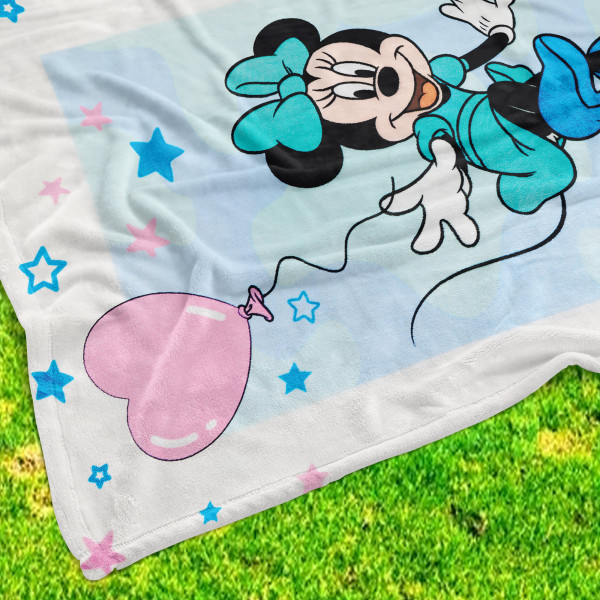 Minnie Mouse Decke Blau 130x170 cm