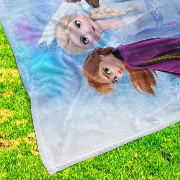 Frozen Die Eiskönigin Decke Team 130x170 cm Kuscheldecke Wohndecke Fleecedecke