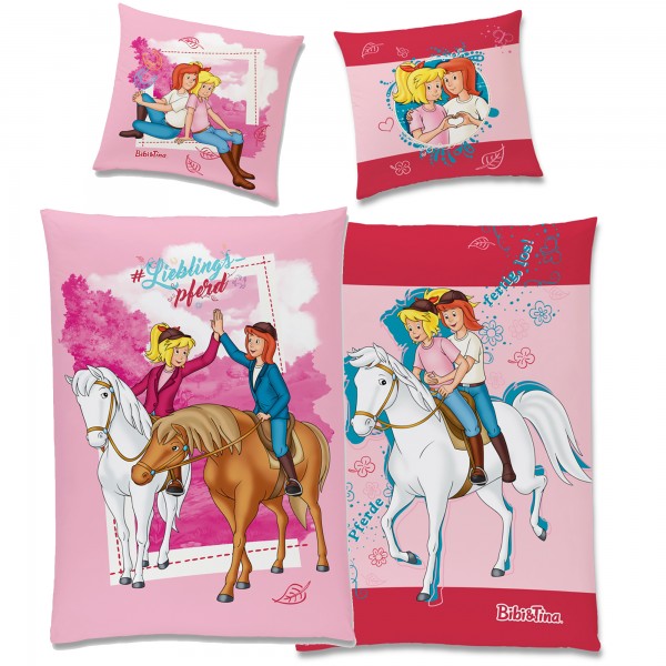Bibi und Tina Lieblingspferd Bettwäsche Biber / Flanell