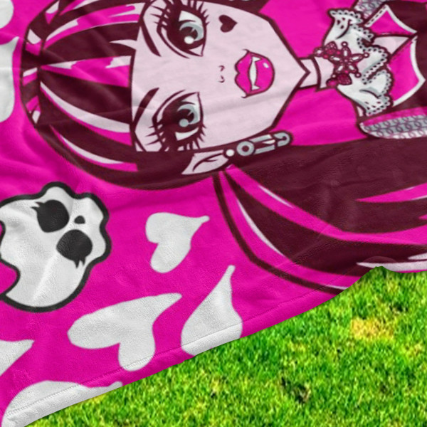 Monster High Kinder-Decke Beauty Draculaura 110x140 cm