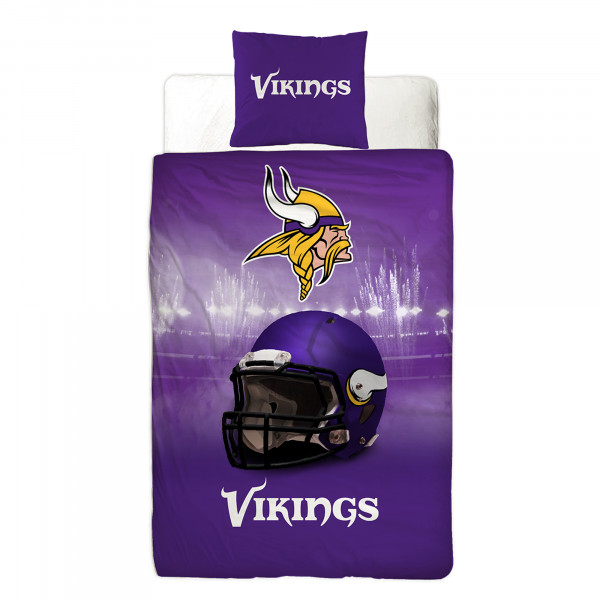 NFL American Football Bettwäsche Minnesota Vikings Linon / Renforcé