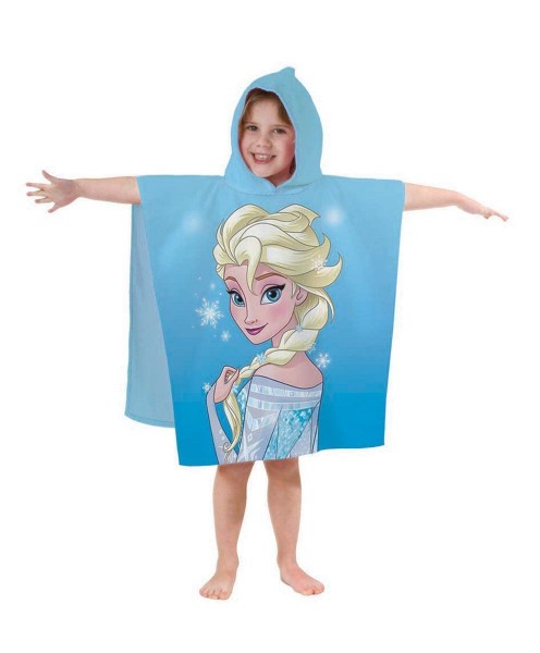 DISNEY FROZEN BADETUCH PONCHO DIE EISKÖNIGIN BADEMANTEL 60x120 DUSCHTUCH NEU/OVP