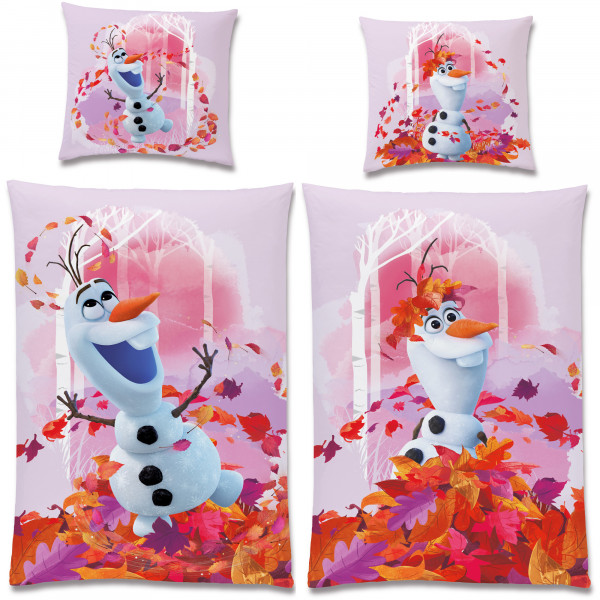 Frozen Die Eiskönigin Olaf Summer Bettwäsche Biber / Flanell