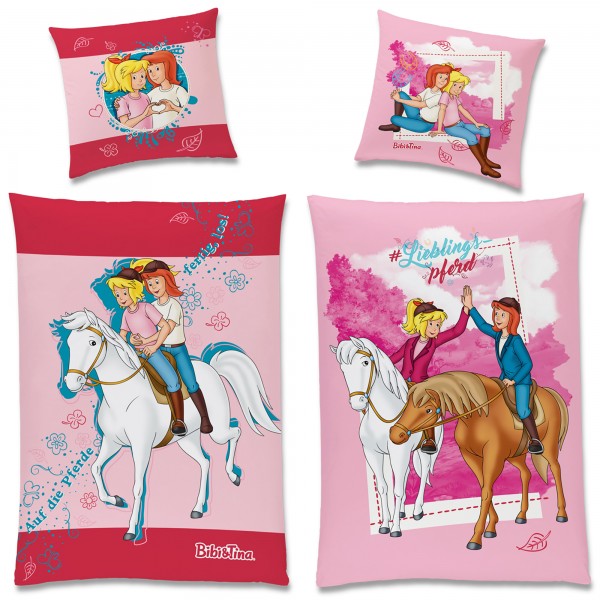 Bibi und Tina Lieblingspferd Bettwäsche Linon / Renforcé