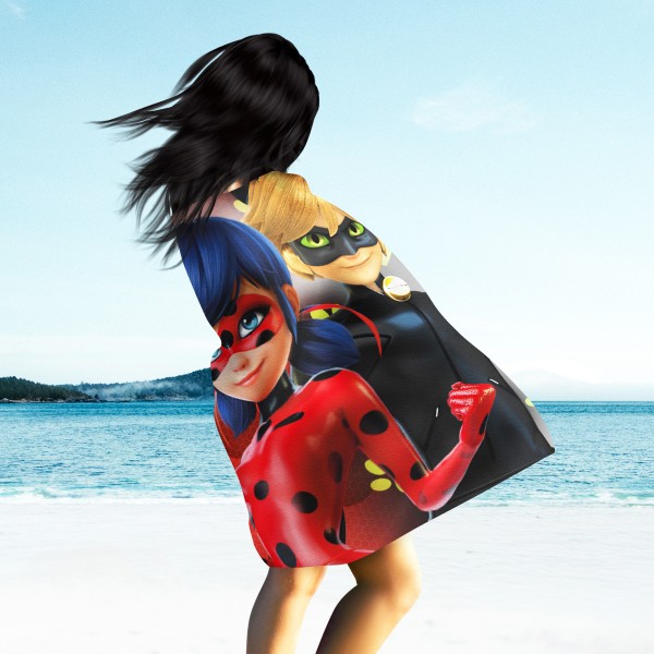 Miraculous Ladybug Duo Badetuch