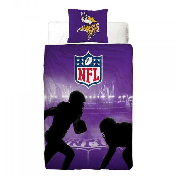 NFL American Football Bettwäsche Minnesota Vikings Linon / Renforcé