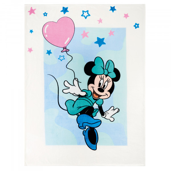 Minnie Mouse Decke Blau 130x170 cm