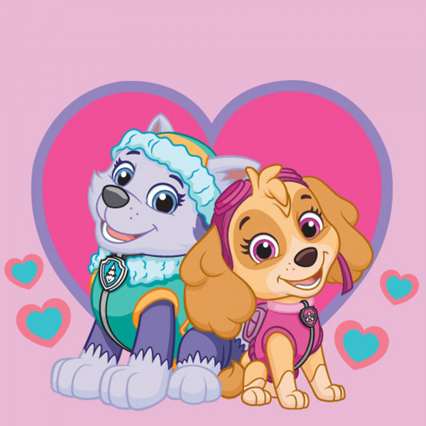 Paw Patrol Kinder Kapuzen Bade-Poncho Girl's Rosa 60x120 cm Bademantel Poncho