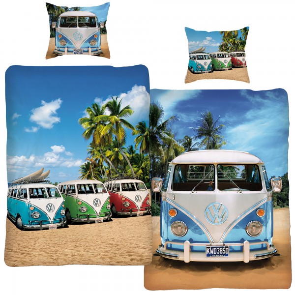VW Volkswagen Live Bettwäsche Linon / Renforcé 062