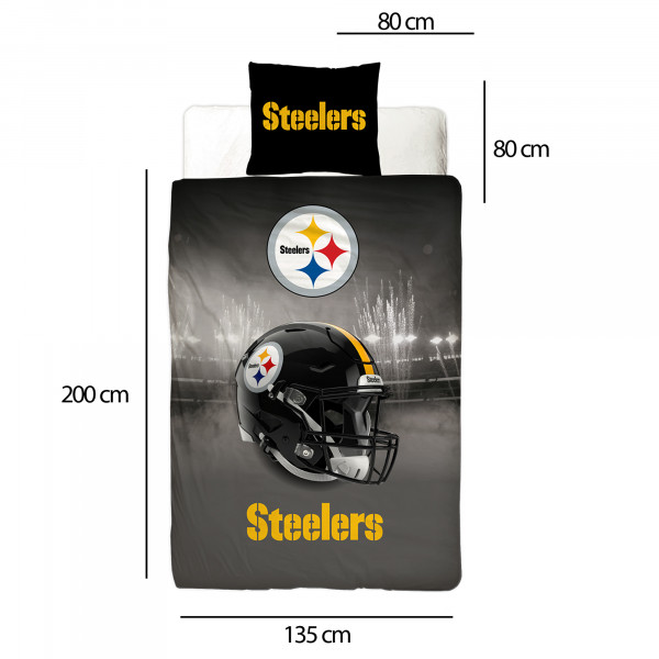 NFL American Football Bettwäsche Pittsburgh Steelers Linon / Renforcé