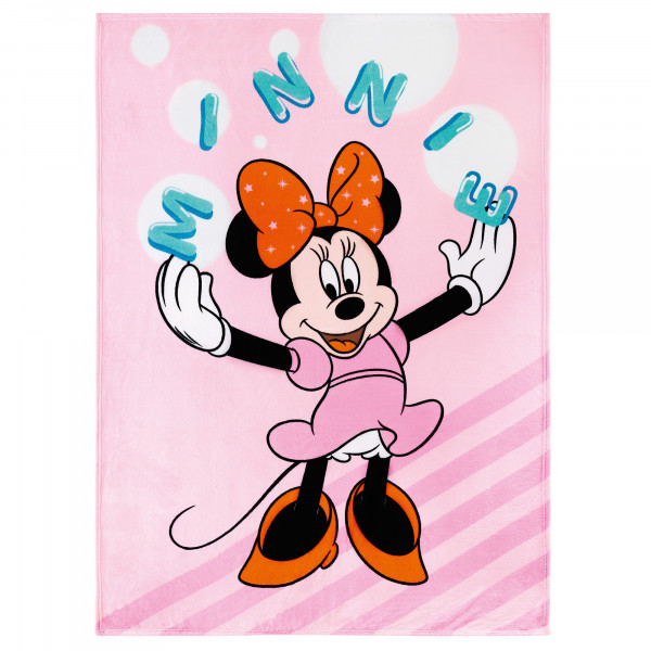 Minnie Mouse Decke Pink 130x170 cm