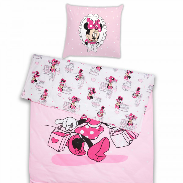 Minnie Mouse Shopping Bettwäsche Linon / Renforcé