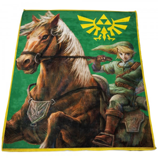 The Legend of Zelda Decke Fight 160x200 Kuscheldecke Wohndecke Fleecedecke