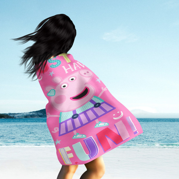 Peppa Wutz Pig Kinder Badetuch Just Peppa 70x140 cm